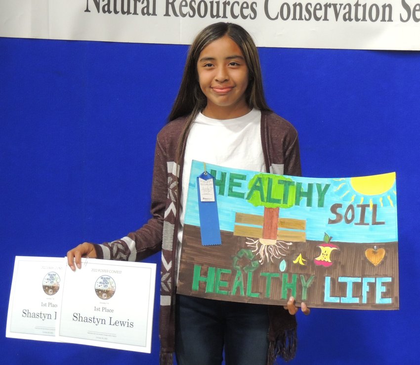 2022 Poster winner for grades 7-9 was Shastyn Lewis. She also was the Essay award for grades 7-8.